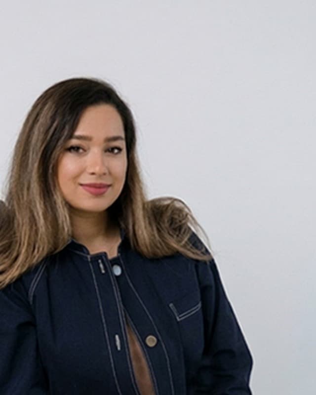Portrait of Mahsa Rostamnamadi, co-founder of ARTA+ Studio