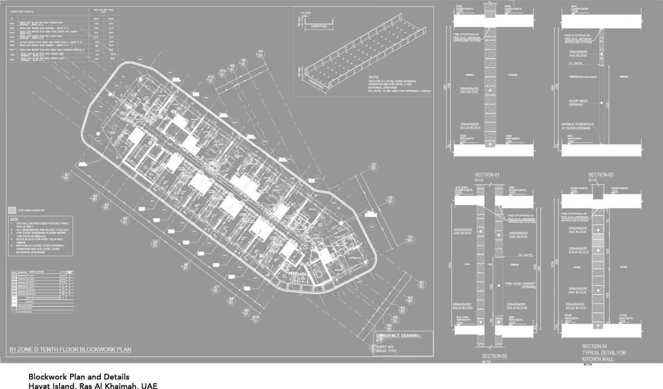Drawing Package — Plans, RCP, Finishes & Blockwork — image 3